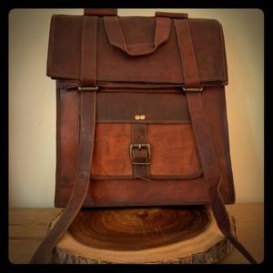 Leather Backpack